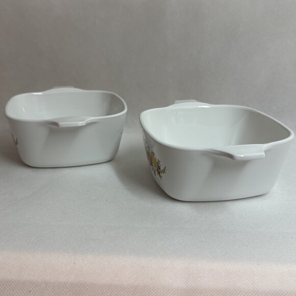 Vintage Corning Ware Spice of Life 2 3/4 Cup Petite Casserole P-43-B (Set of 2) - Picture 5 of 7